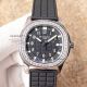 Patek Philippe Aquanaut Replica Watches - Black Dial Diamond Bezel For Ladies (8)_th.jpg